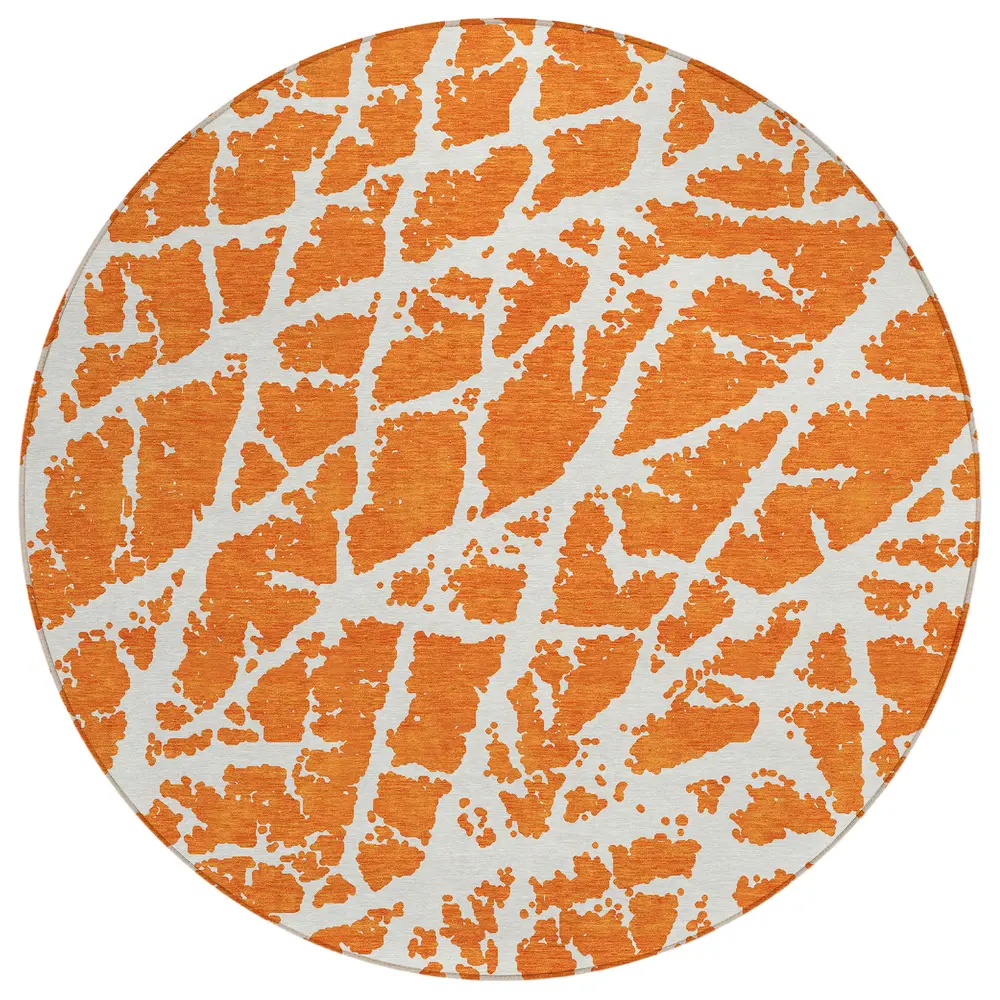 Chantille ACN501 Orange 8' x 8' Rug