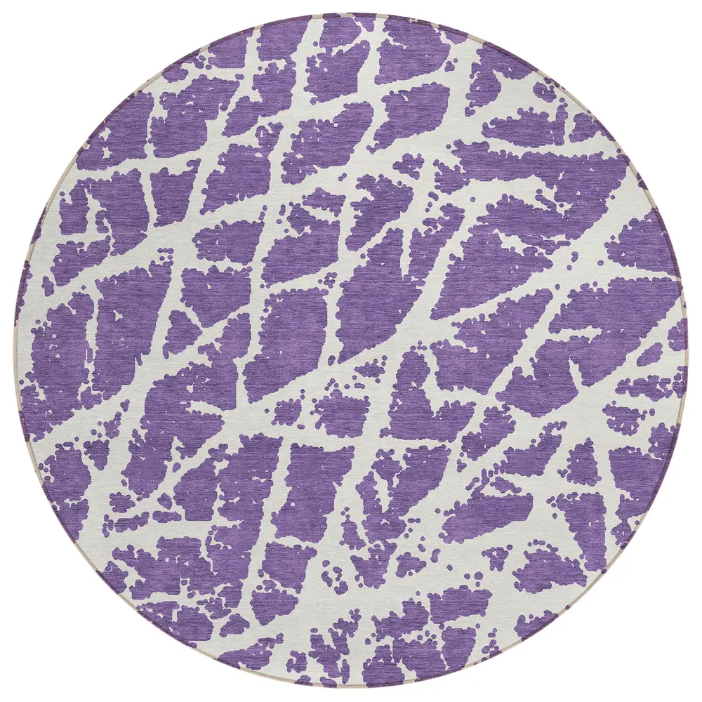 Chantille ACN501 Purple 8' x 8' Rug