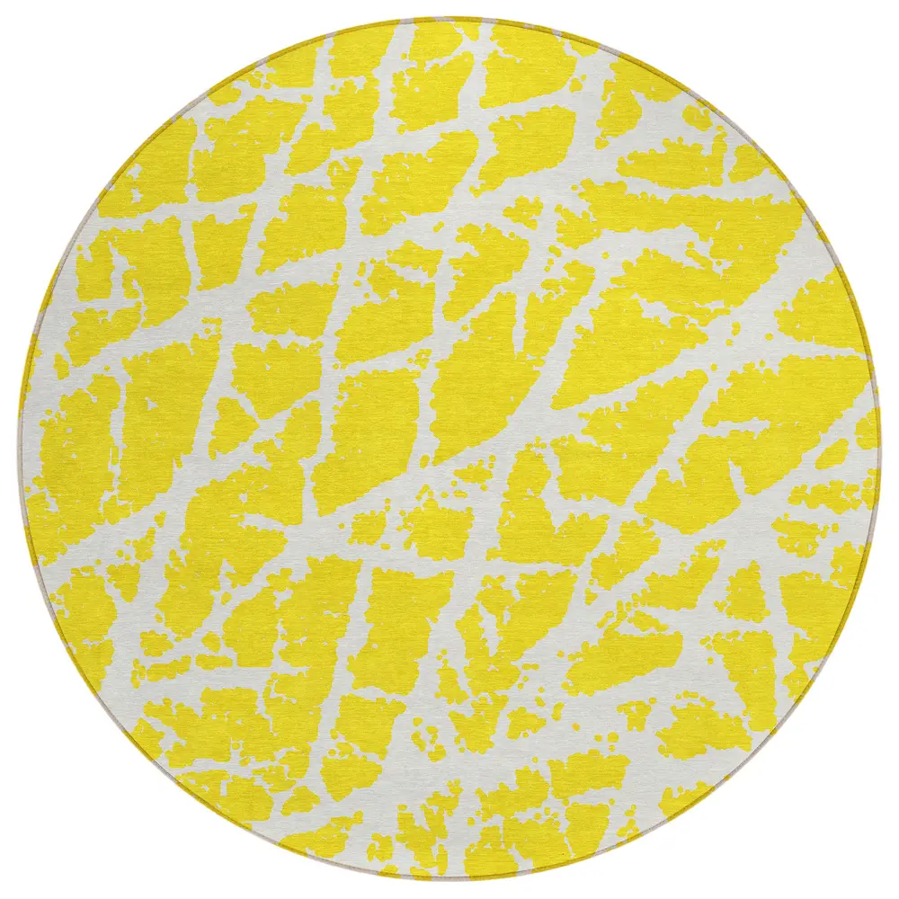 Chantille ACN501 Yellow 8' x 8' Rug