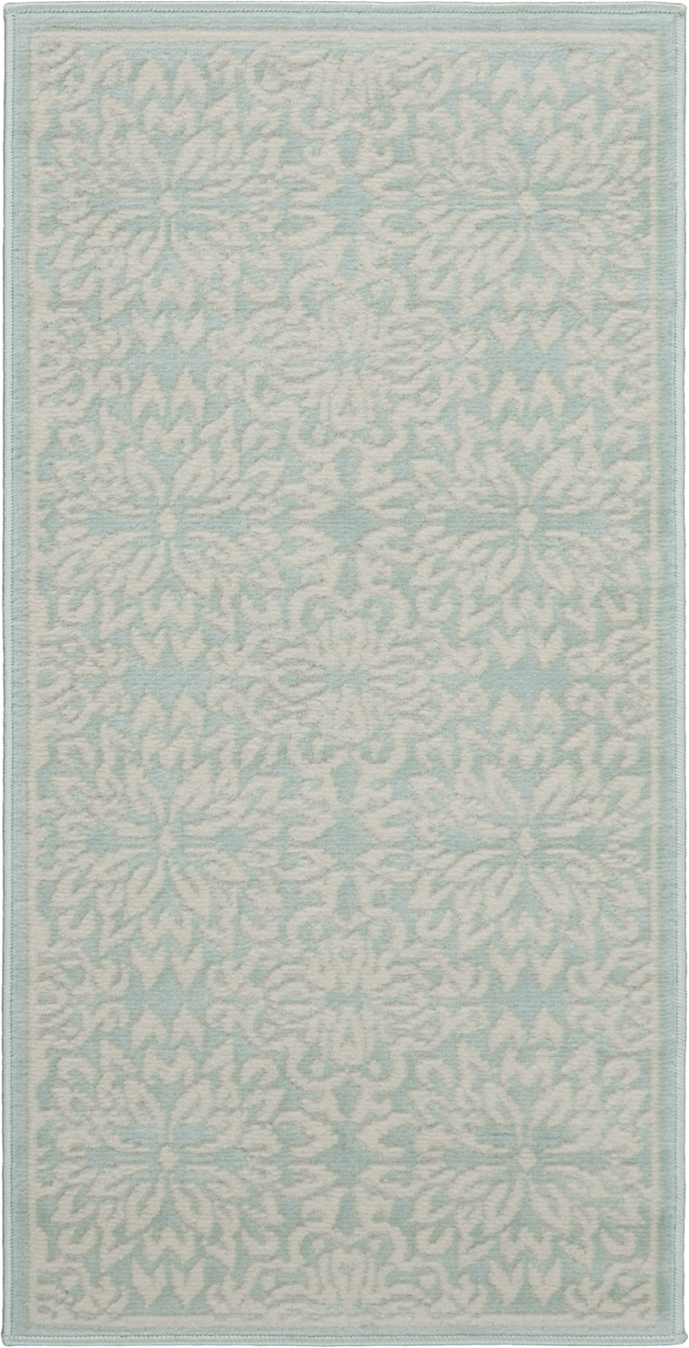 Nourison Jubilant 2' x 4' Ivory Green Farmhouse Indoor Rug