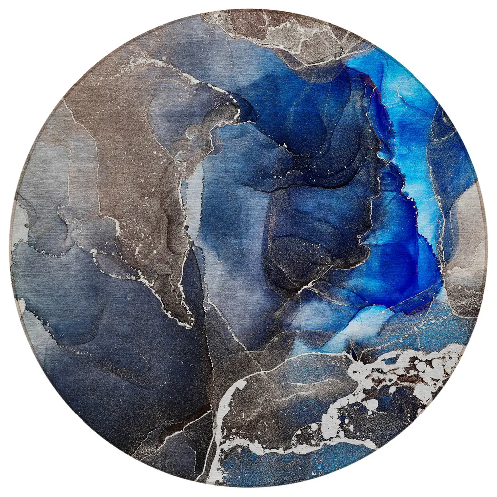 Chantille ACN503 Navy 8' x 8' Rug