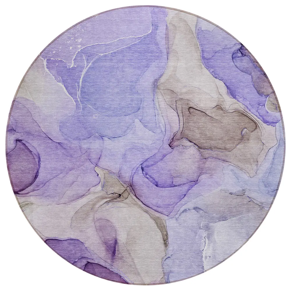 Chantille ACN504 Purple 8' x 8' Rug