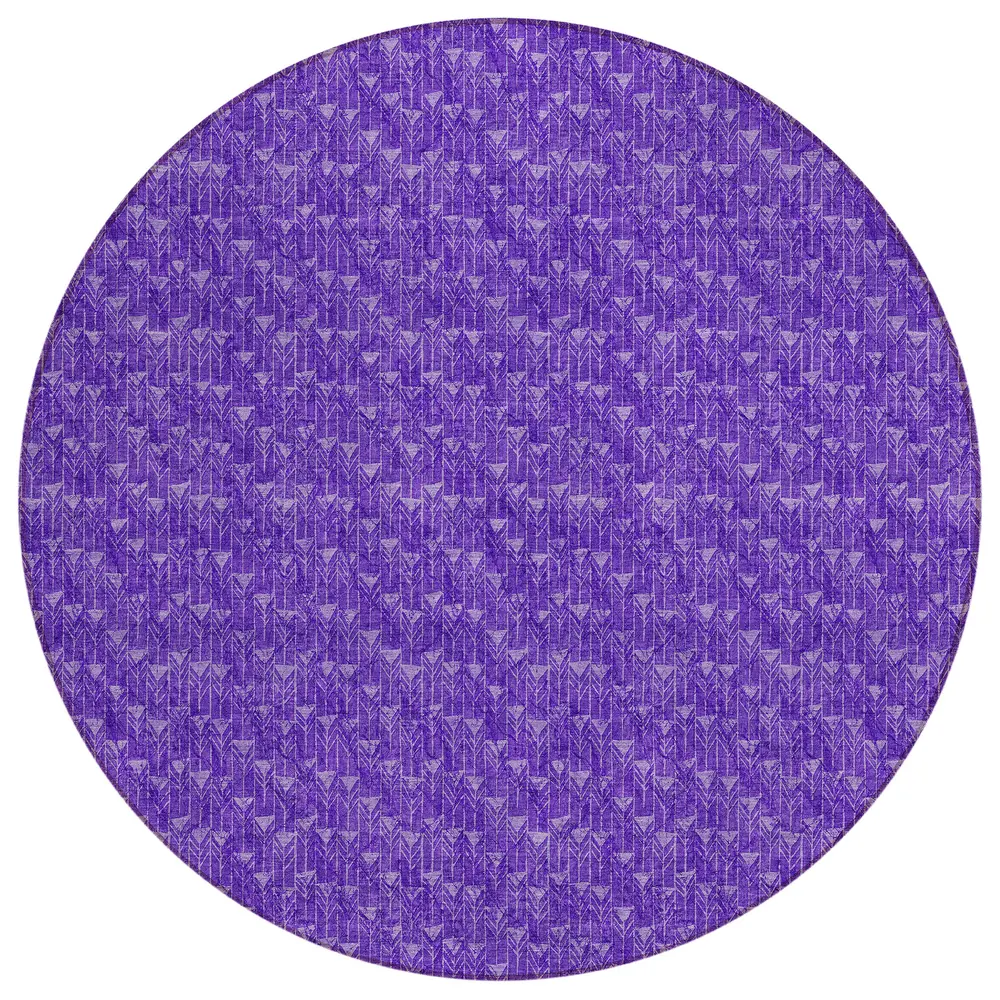 Chantille ACN514 Purple 8' x 8' Rug
