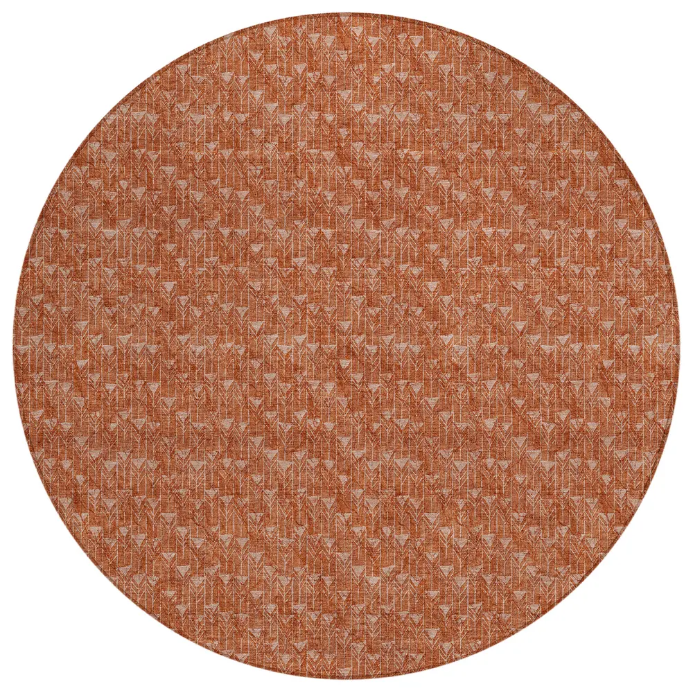 Chantille ACN514 Terracotta 8' x 8' Rug