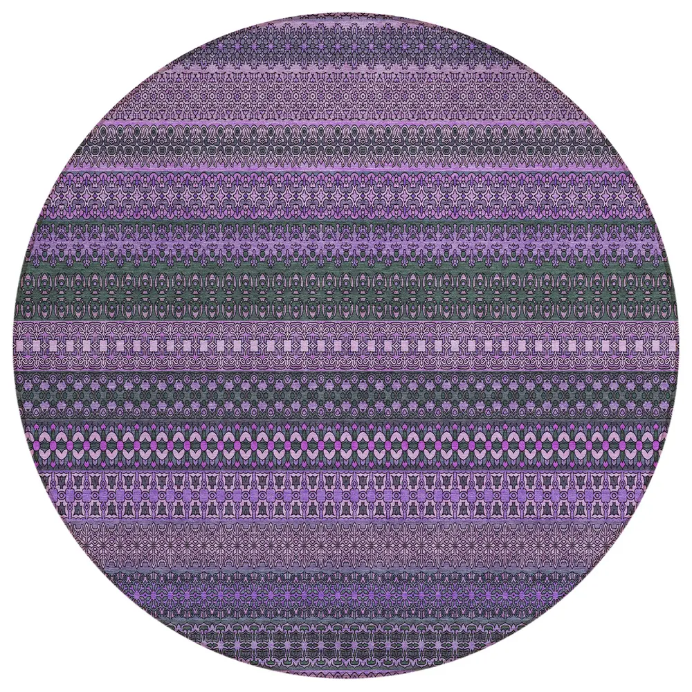Chantille ACN527 Purple 8' x 8' Rug