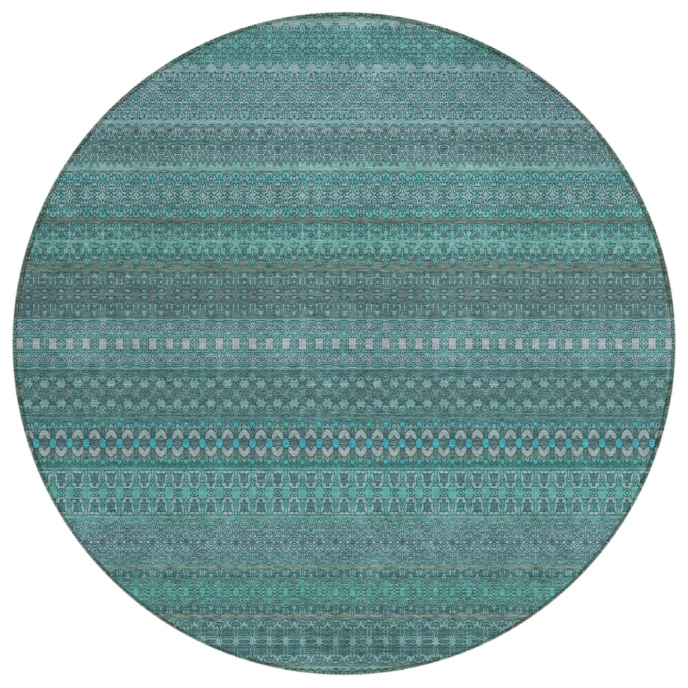 Chantille ACN527 Turquoise 8' x 8' Rug