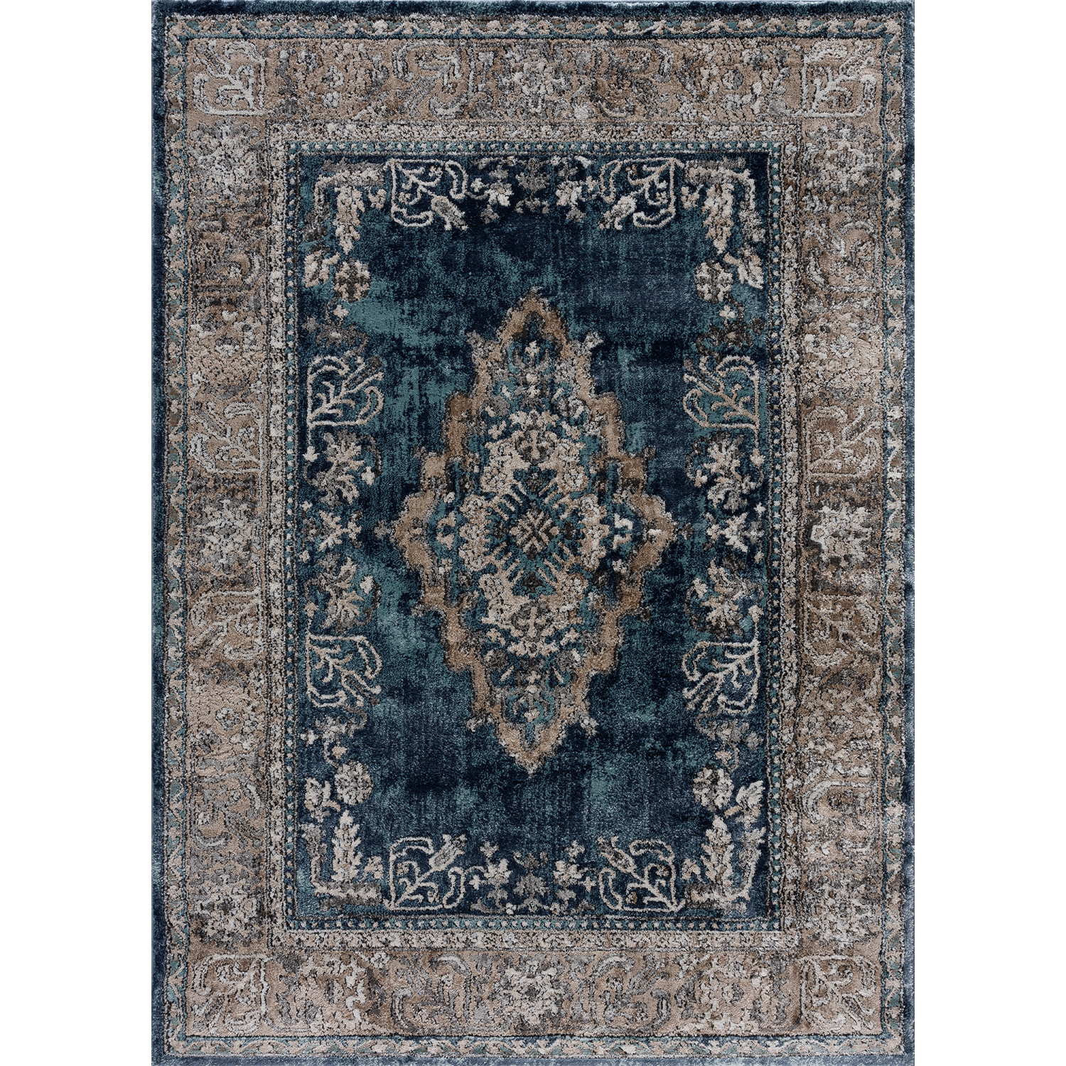 United Weavers Portsmouth Home Sky Blue Accent Rug 1'10