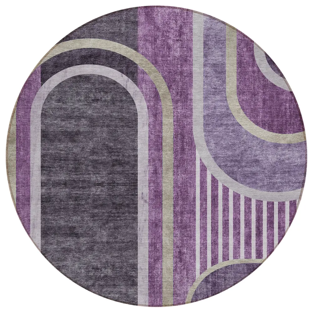 Chantille ACN532 Purple 8' x 8' Rug