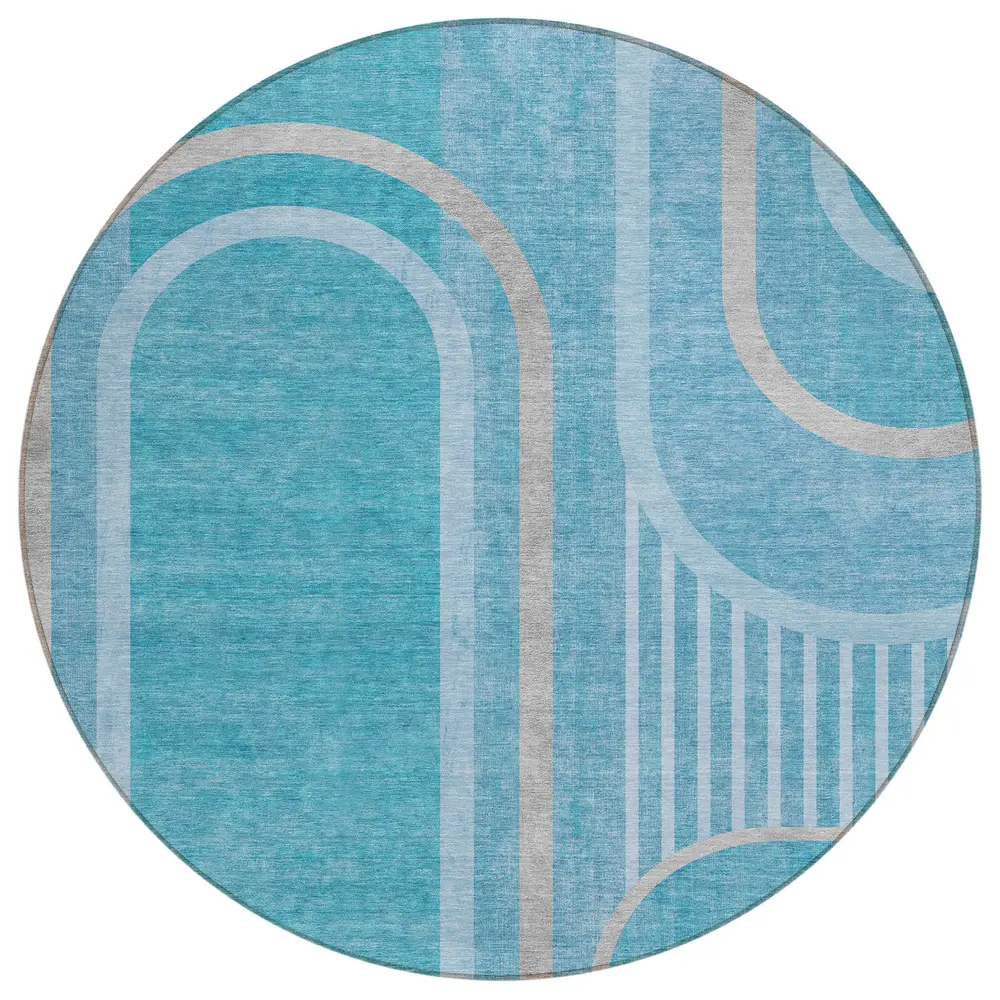 Chantille ACN532 Teal 8' x 8' Rug