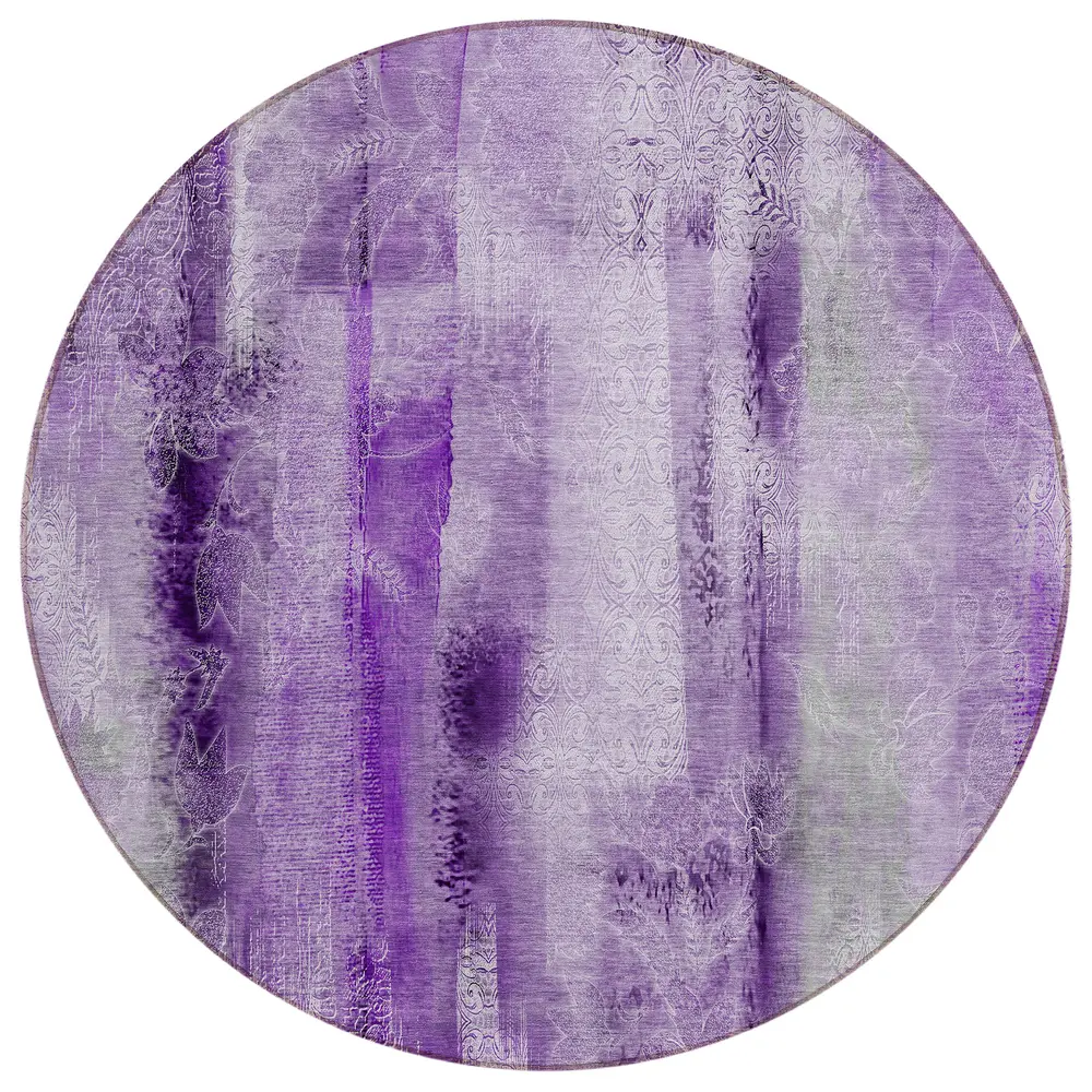 Chantille ACN537 Purple 8' x 8' Rug