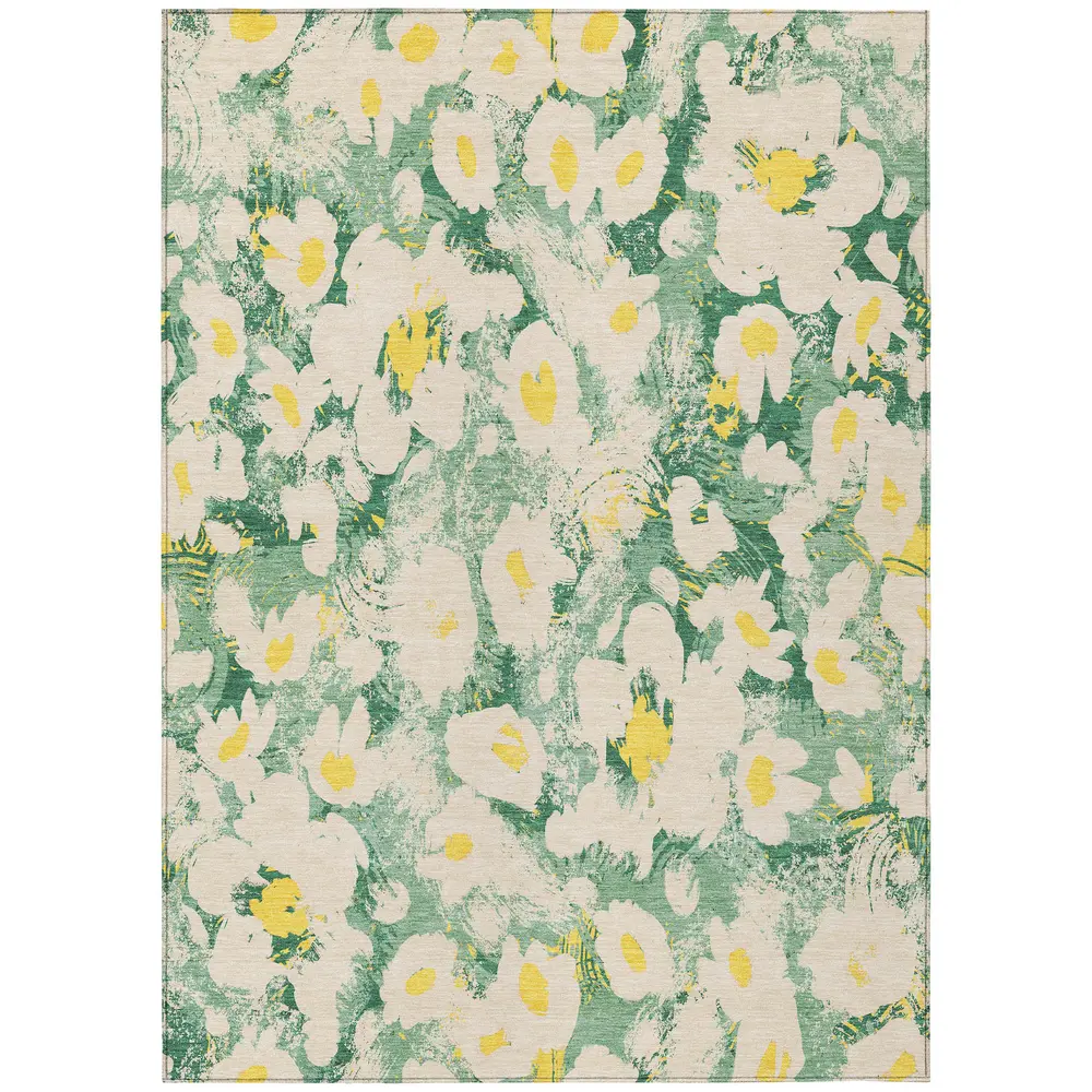 Chantille ACN538 Green 3' x 5' Rug
