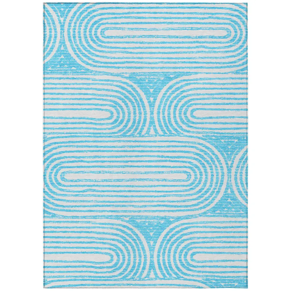 Chantille ACN540 Teal 3' x 5' Rug