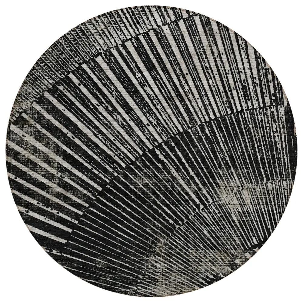 Chantille ACN542 Black 8' x 8' Rug