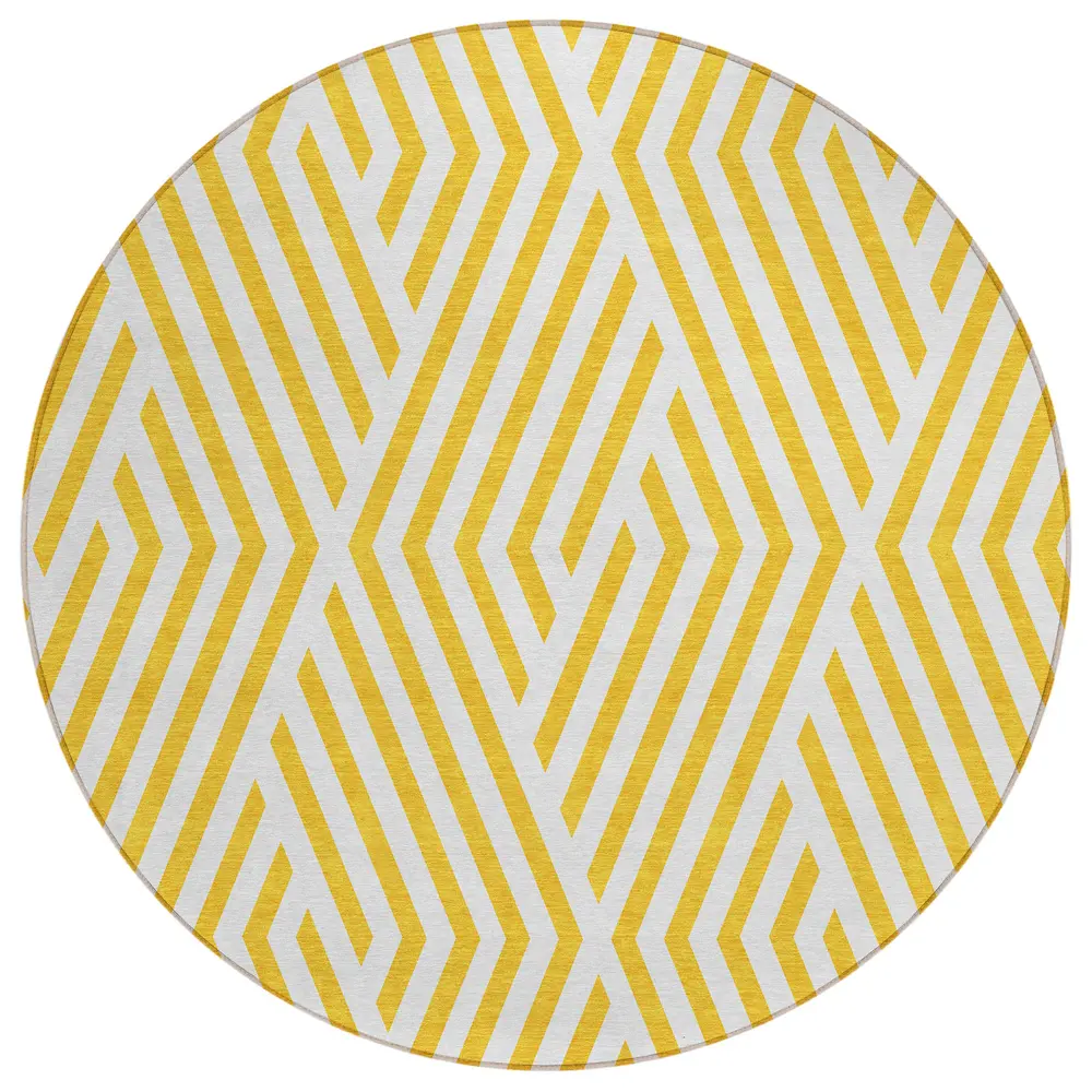 Chantille ACN550 Yellow 8' x 8' Rug