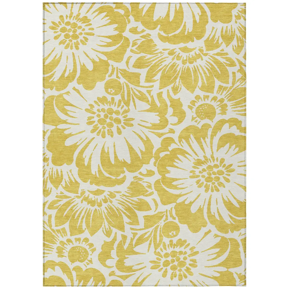 Chantille ACN551 Gold 3' x 5' Rug