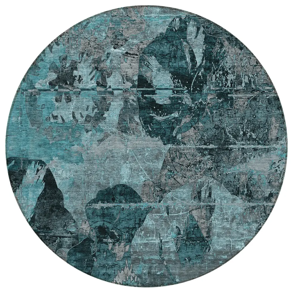 Chantille ACN555 Teal 8' x 8' Rug