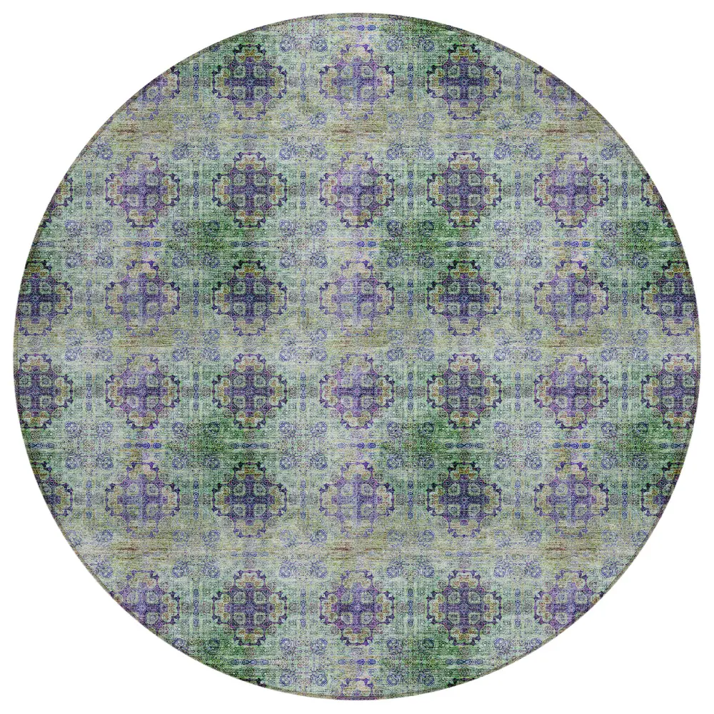 Chantille ACN557 Purple 8' x 8' Rug
