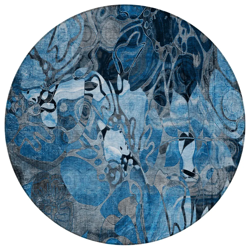 Chantille ACN558 Blue 8' x 8' Rug