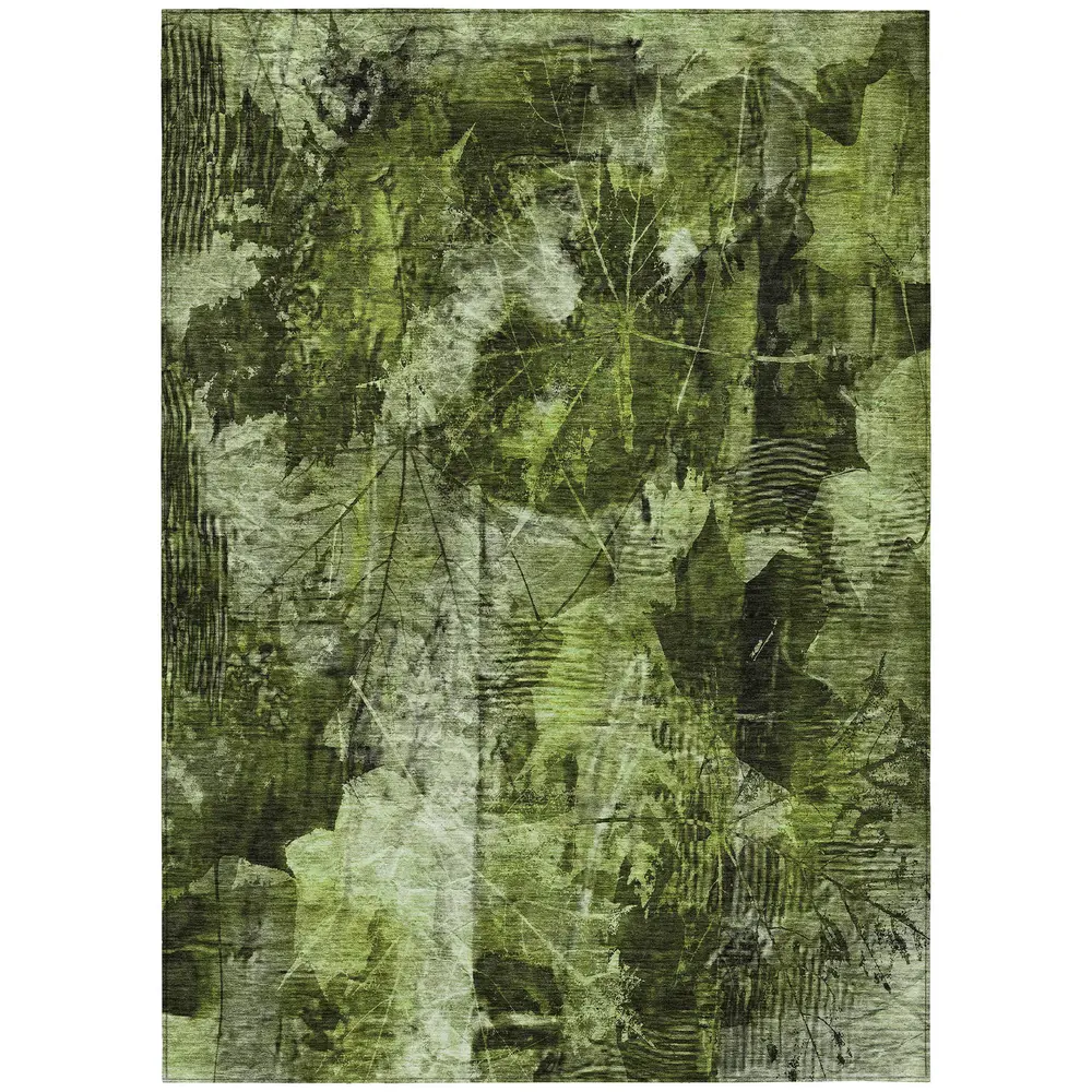 Chantille ACN560 Green 3' x 5' Rug