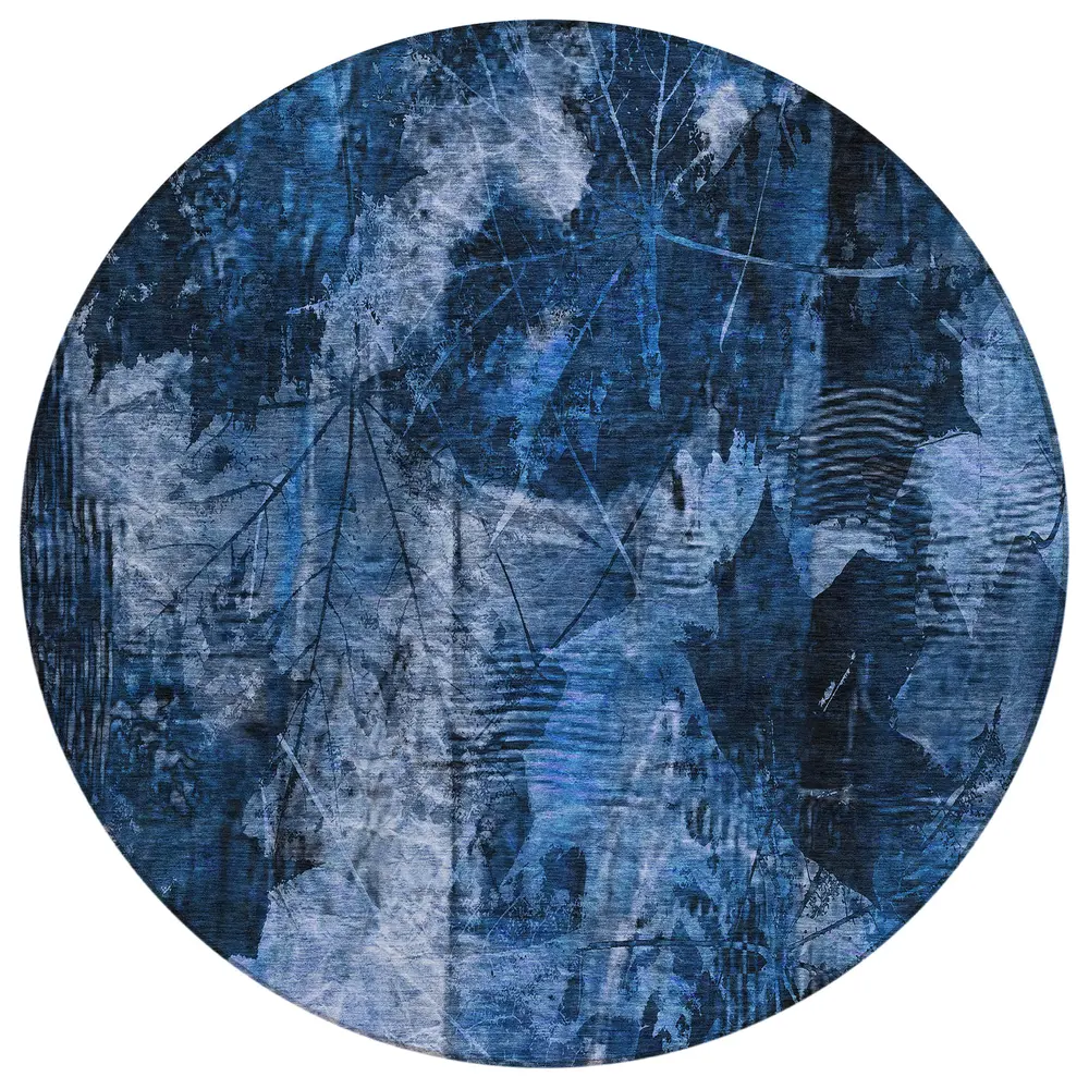 Chantille ACN560 Navy 8' x 8' Rug