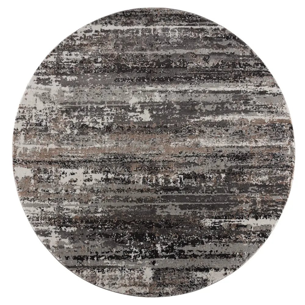 United Weavers Portsmouth Passion Grey Round Rug 7'11