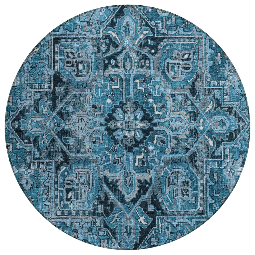 Chantille ACN570 Blue 8' x 8' Rug