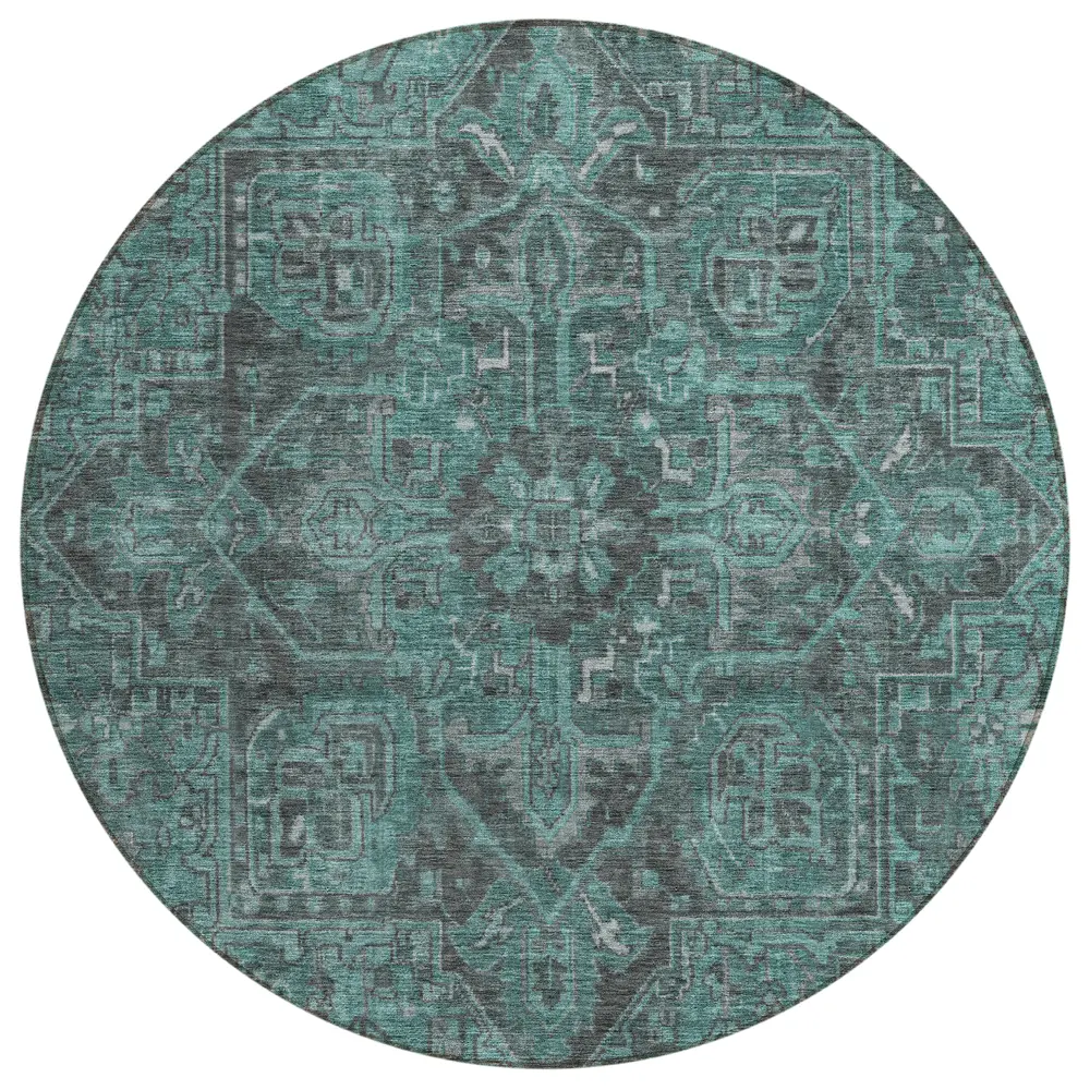 Chantille ACN571 Turquoise 8' x 8' Rug