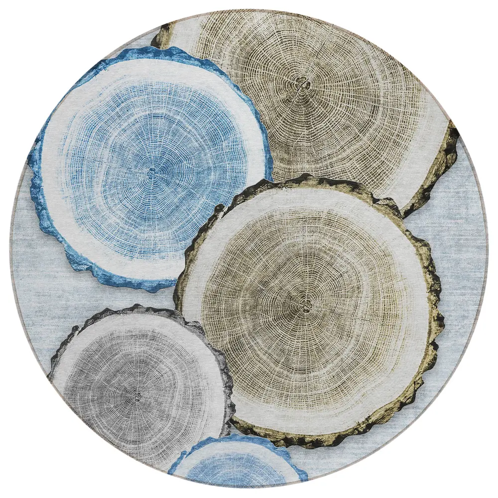Chantille ACN575 Blue 8' x 8' Rug