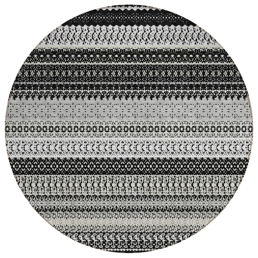 Chantille ACN576 Black 8' x 8' Rug