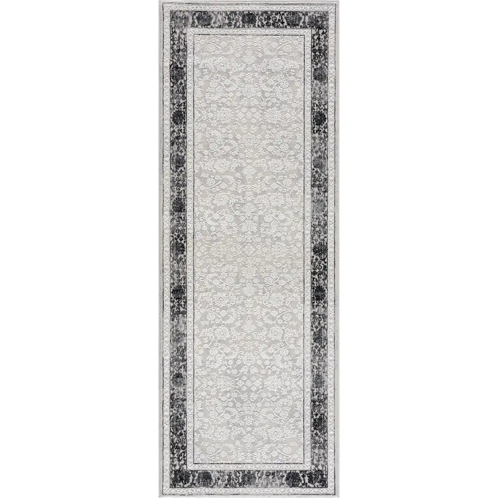 United Weavers Reserve Milestone Grey Runner Rug 2'7