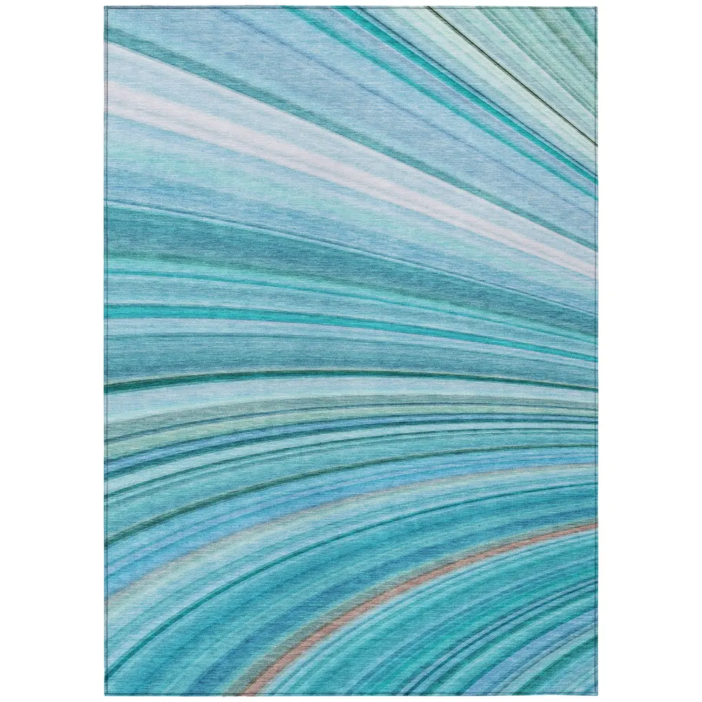 Chantille ACN585 Teal 5' x 7'6