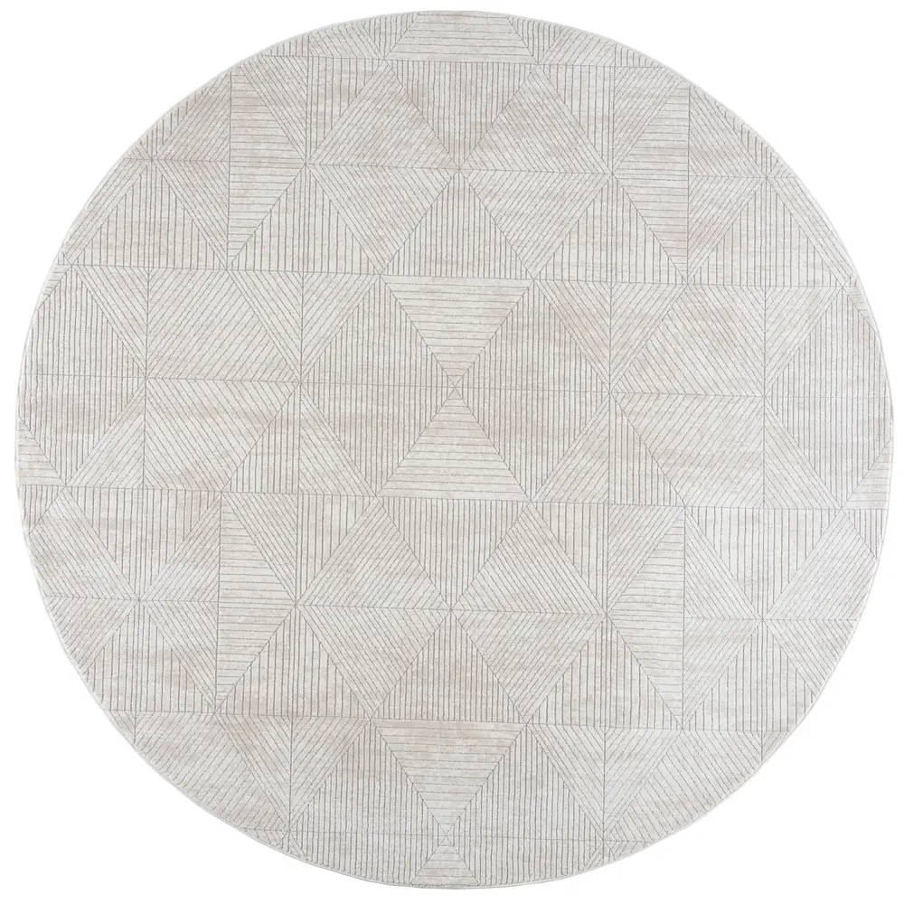 United Weavers Reserve Montana White Round Rug 7'11