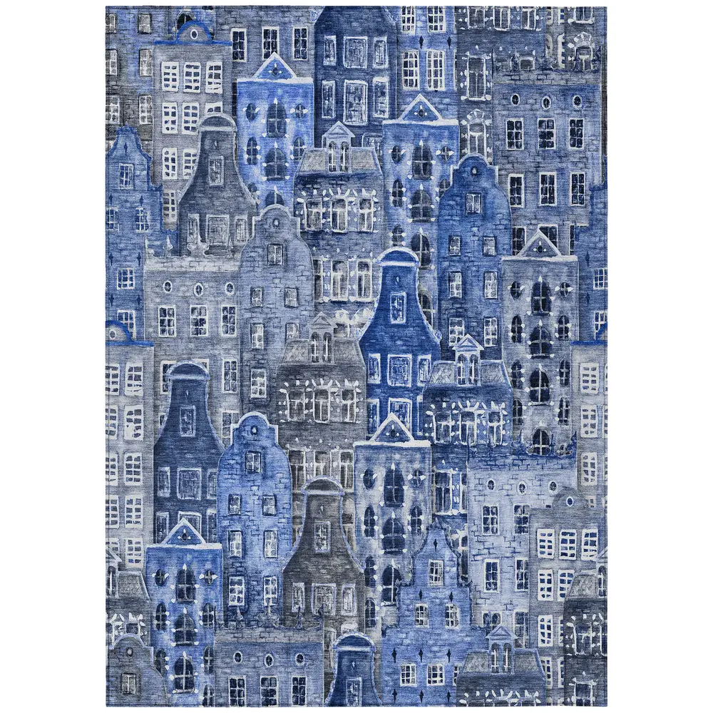 Chantille ACN600 Blue 3' x 5' Rug