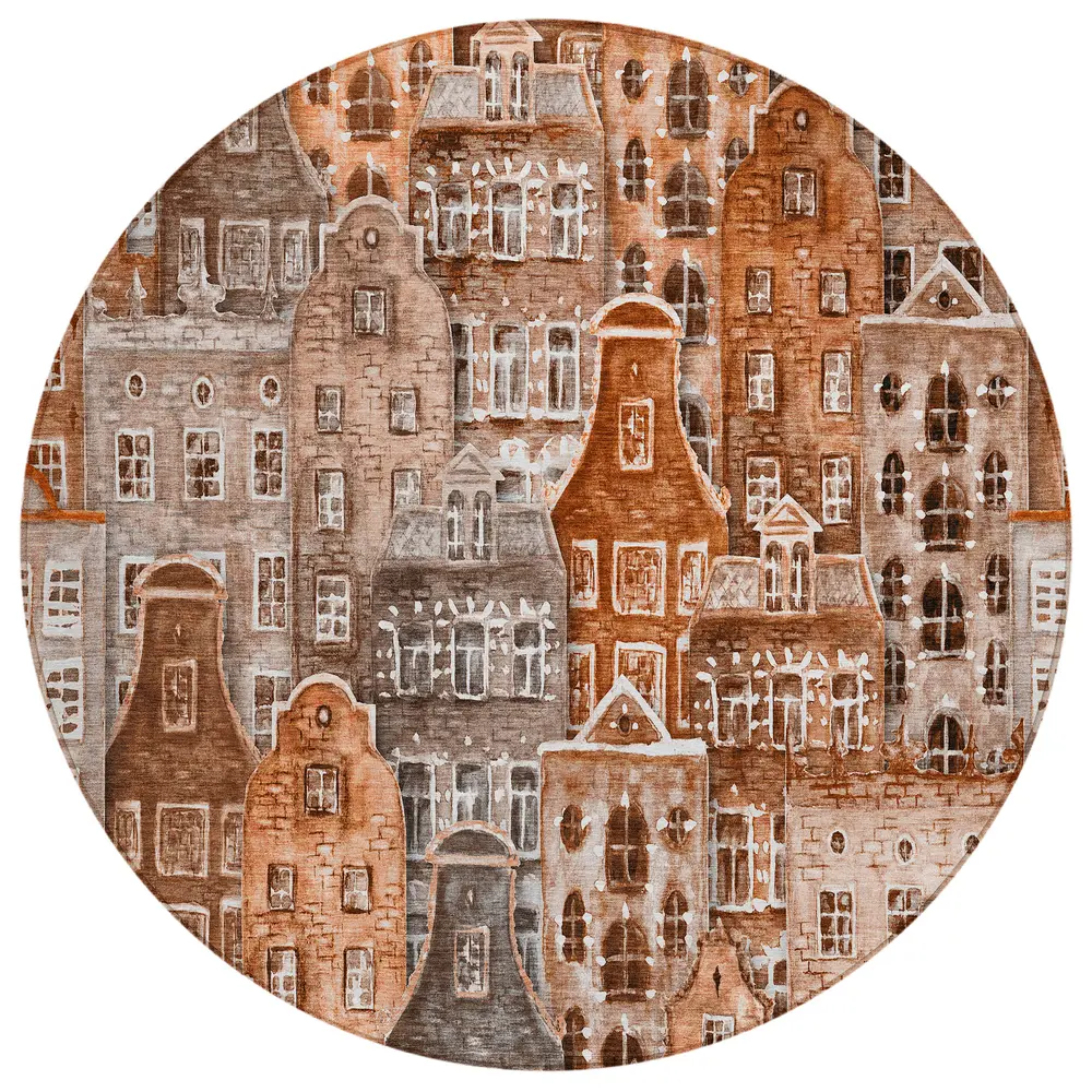 Chantille ACN600 Paprika 8' x 8' Rug