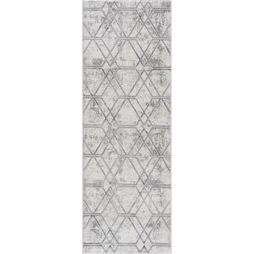 United Weavers Reserve Broadway Grey Runner Rug 2'7