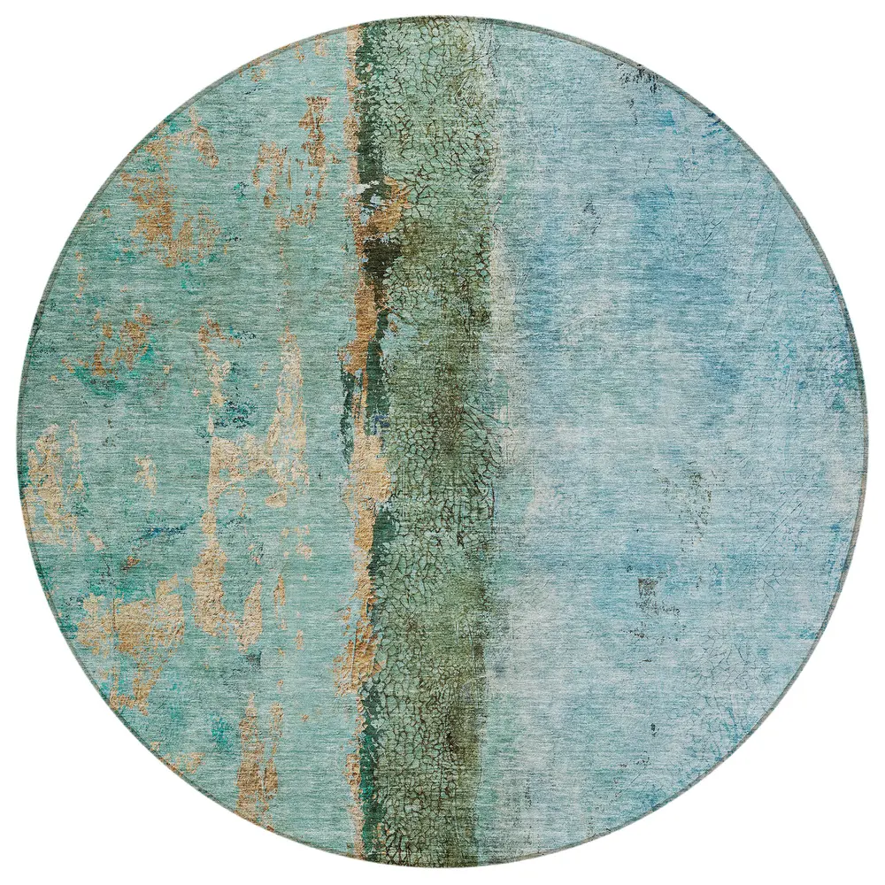 Chantille ACN605 Blue 8' x 8' Rug