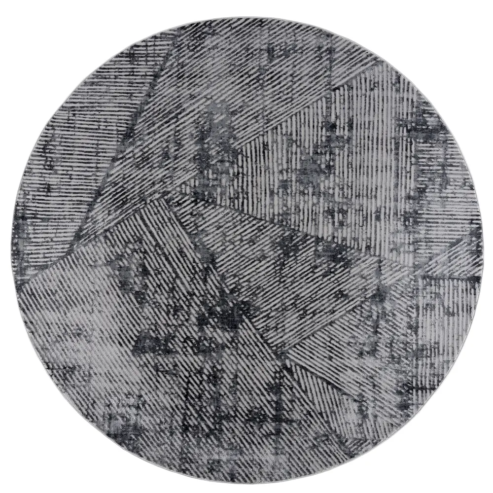 United Weavers Reserve Moodys Grey Round Rug 7'11