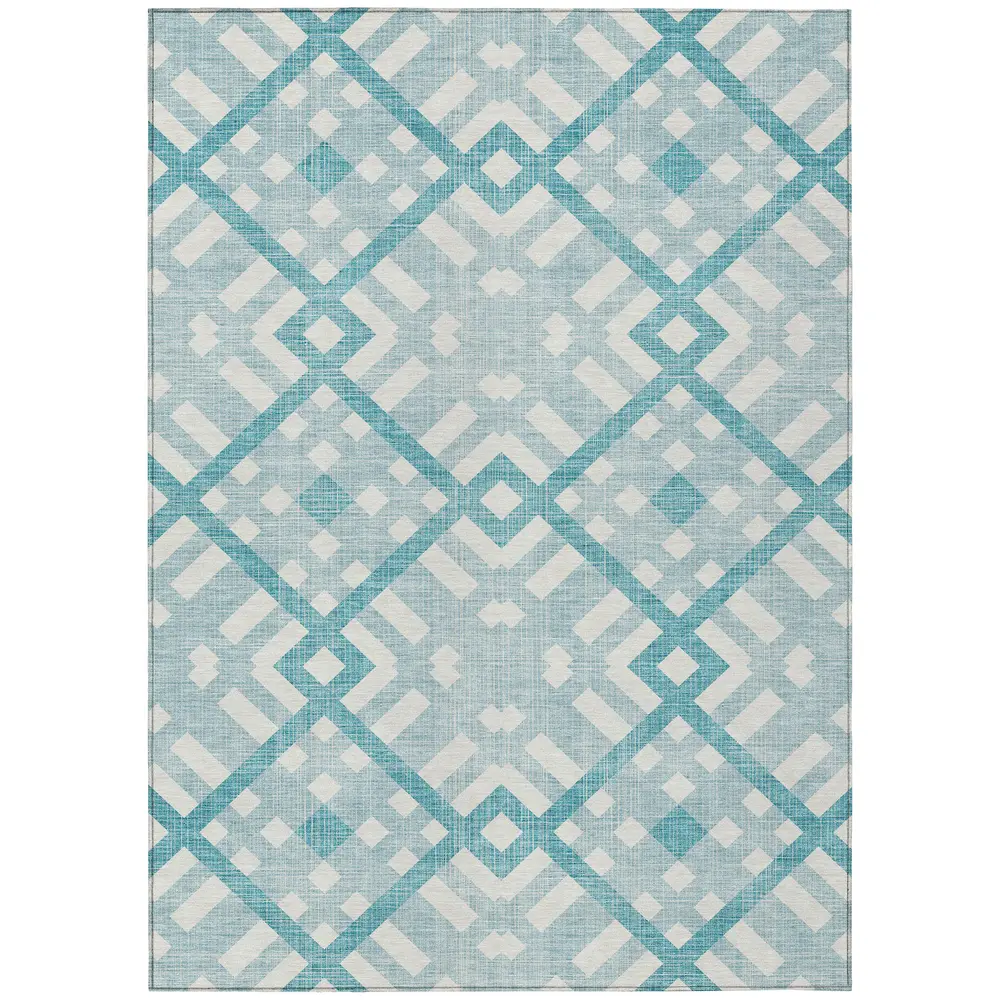 Chantille ACN616 Teal 3' x 5' Rug