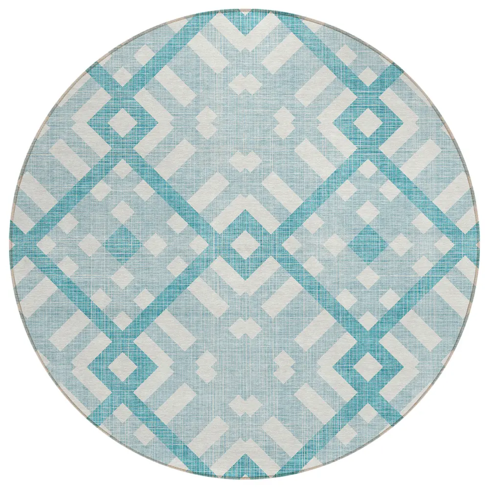 Chantille ACN616 Teal 8' x 8' Rug