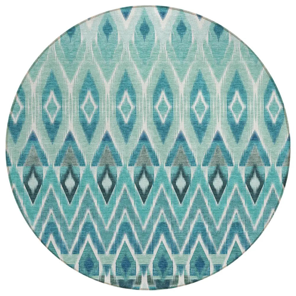 Chantille ACN617 Teal 8' x 8' Rug