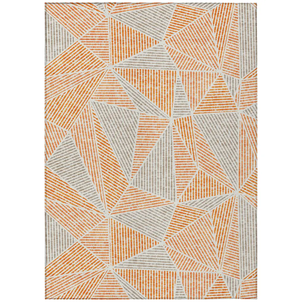 Chantille ACN618 Orange 5' x 7'6