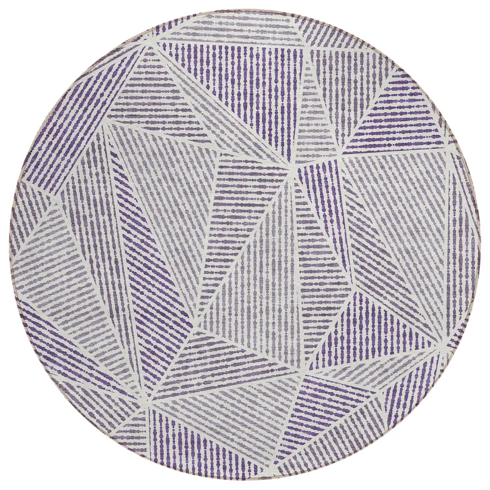 Chantille ACN618 Purple 8' x 8' Rug