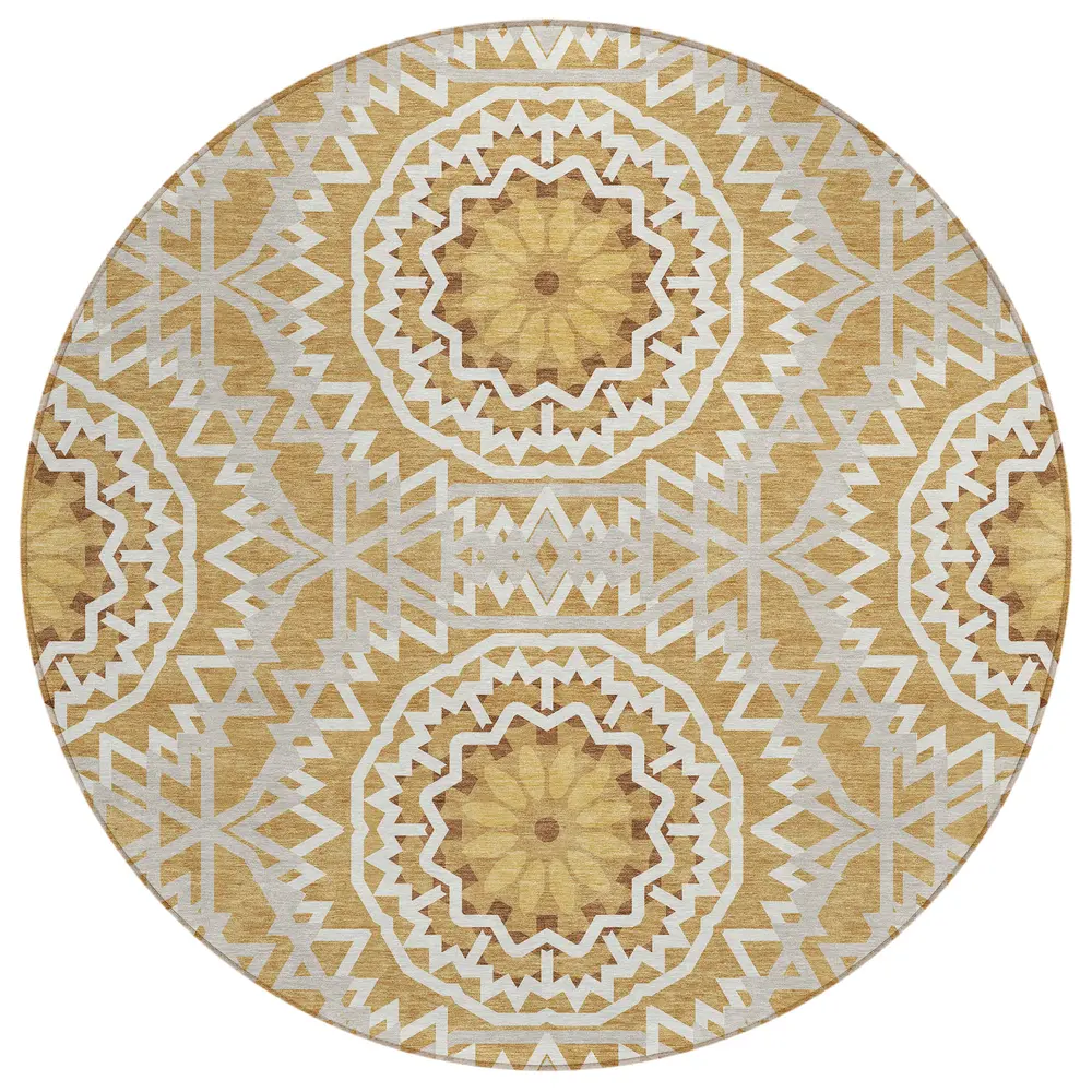 Chantille ACN619 Gold 8' x 8' Rug