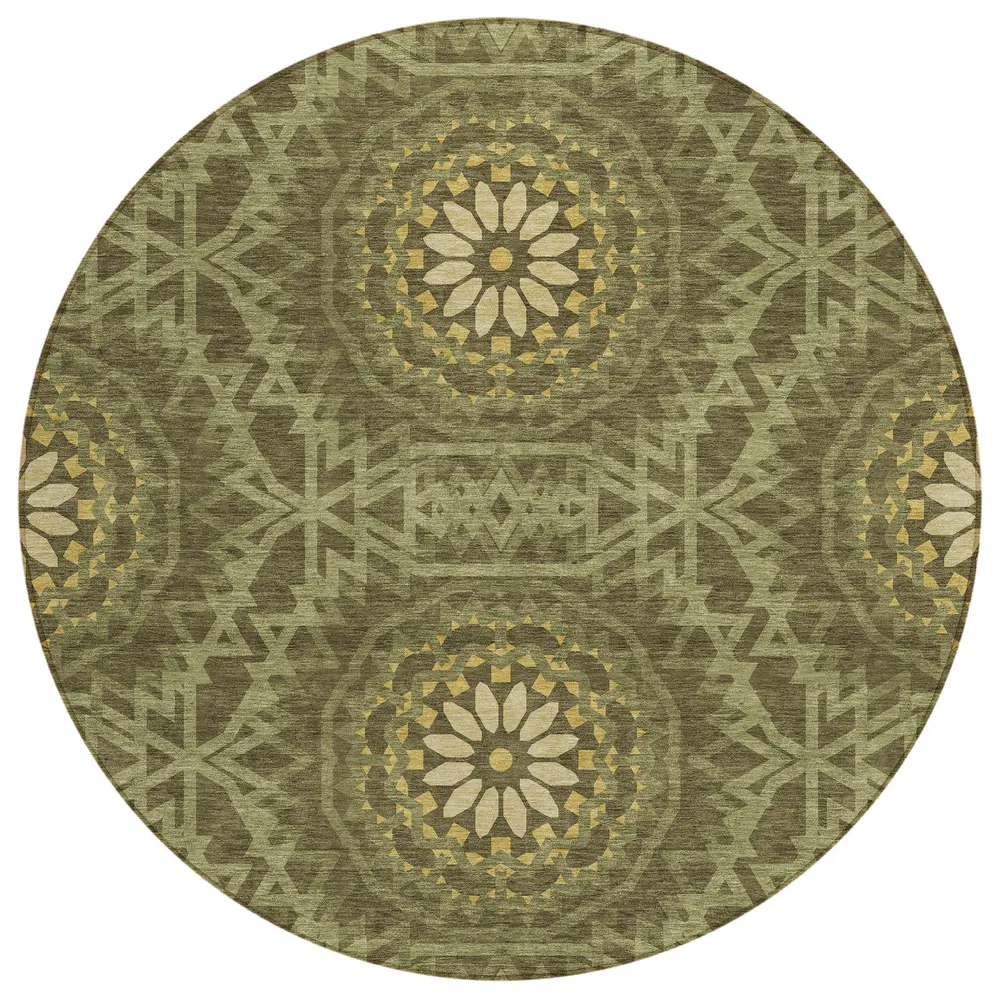 Chantille ACN619 Olive 8' x 8' Rug