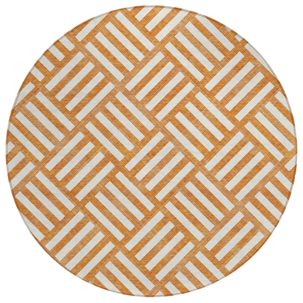 Chantille ACN620 Orange 8' x 8' Rug