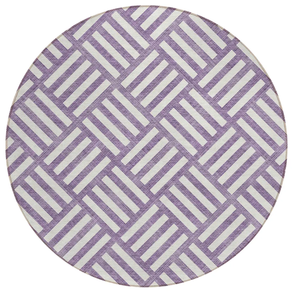 Chantille ACN620 Purple 8' x 8' Rug