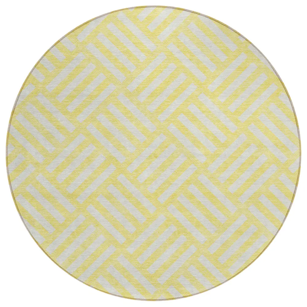 Chantille ACN620 Yellow 8' x 8' Rug