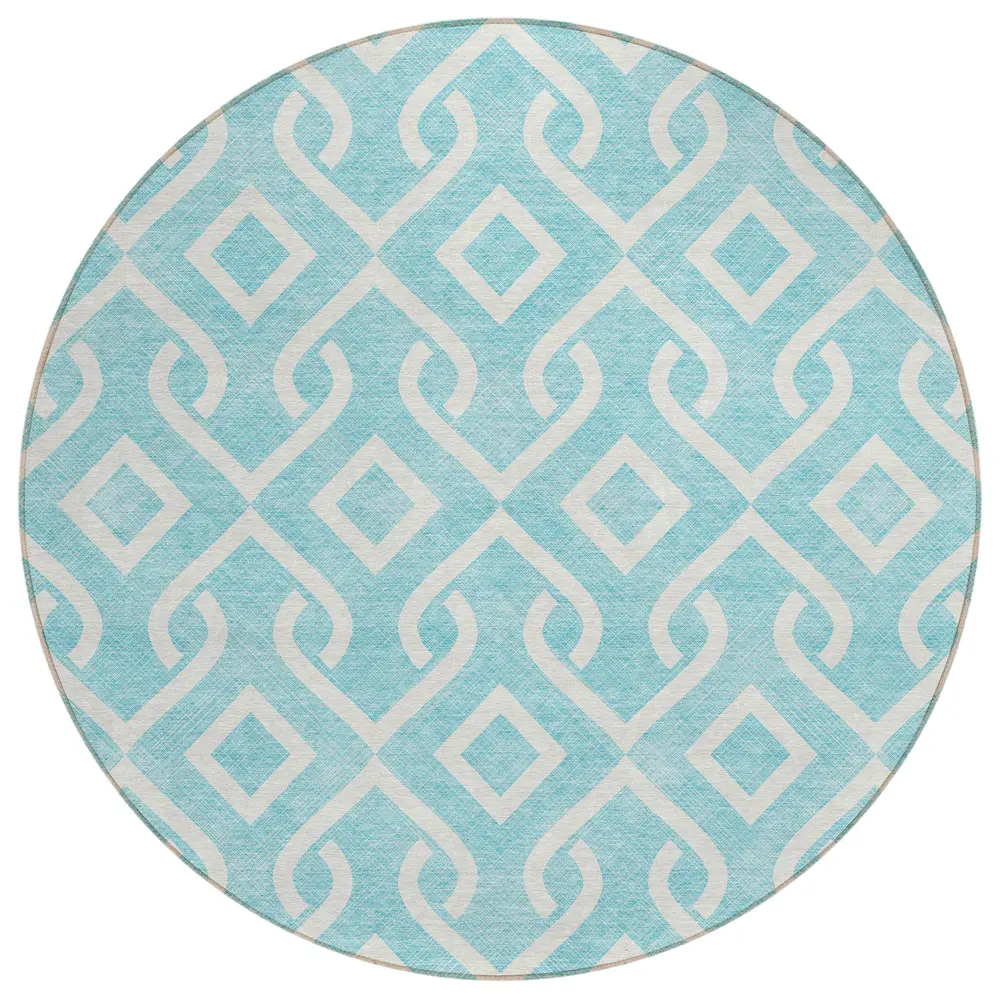 Chantille ACN621 Aqua 8' x 8' Rug