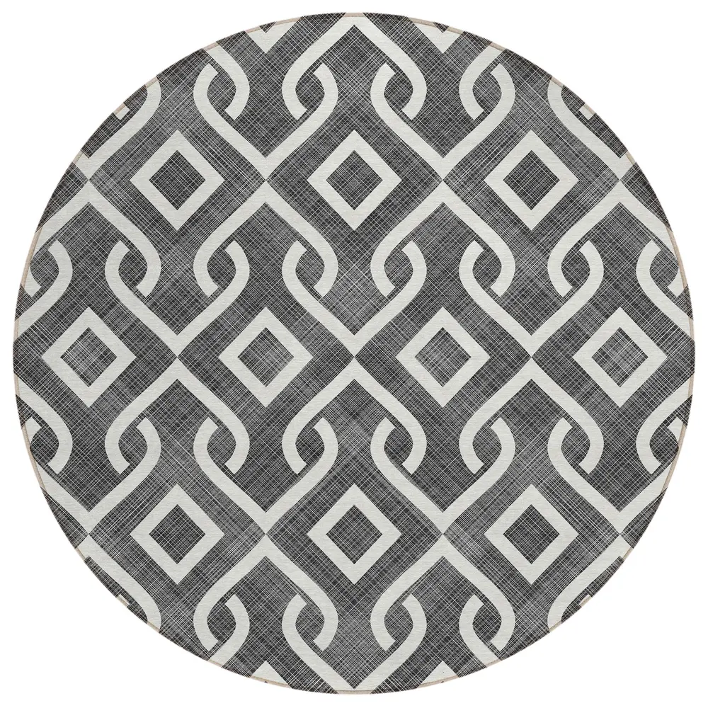 Chantille ACN621 Black 8' x 8' Rug