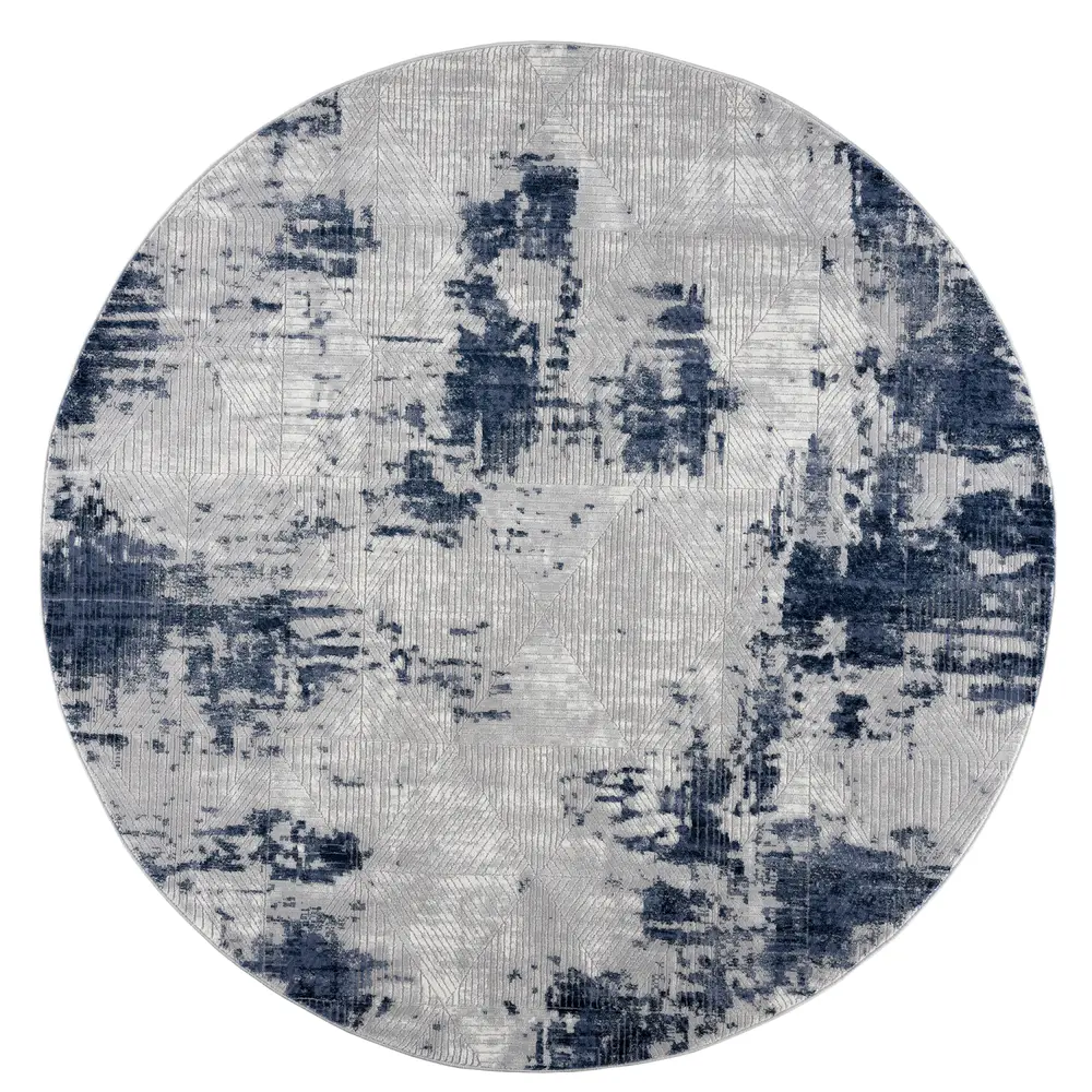 United Weavers Reserve Cora Blue Round Rug 7'11